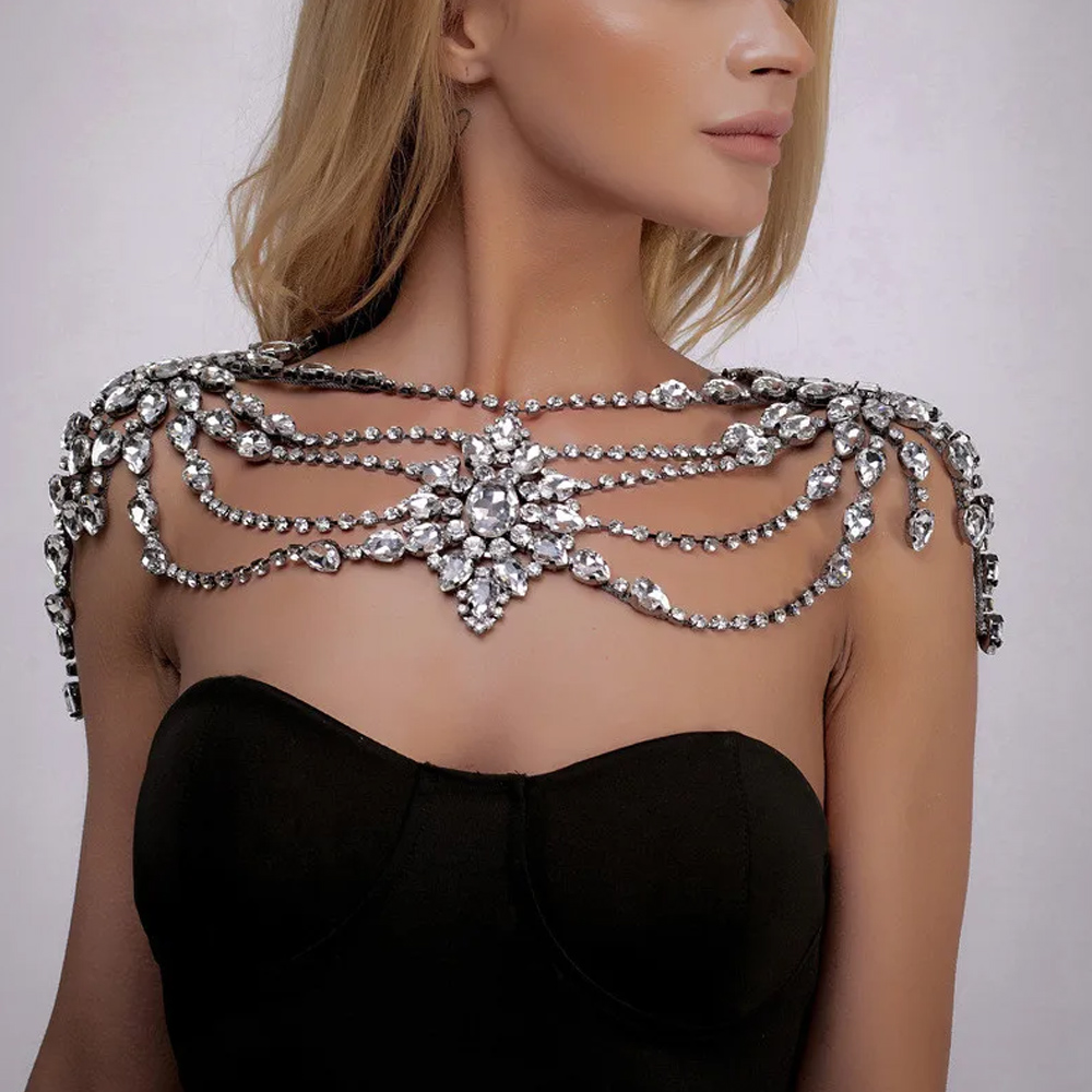 Boho kryształowy ślubny łańcus – Body Jewelry Retainers recenzja i cena